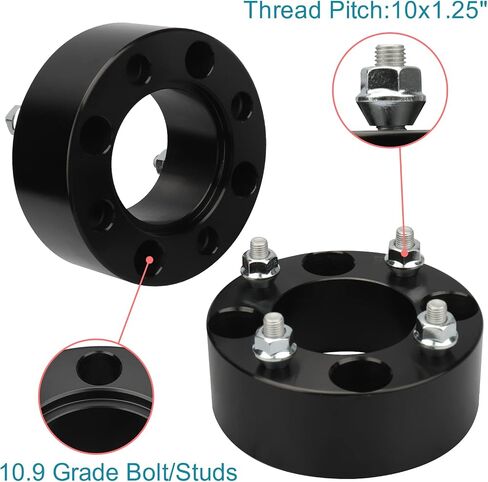 فواصل عجلة IRONTEK 4x110 مم ATV/UTV بسمك 2 بوصة M10x1.25 مناسبة لسيارة Honda Yamaha سوزوكي، فواصل إطارات ATV مزورة بقطر 84 مم in Saudi Arabia