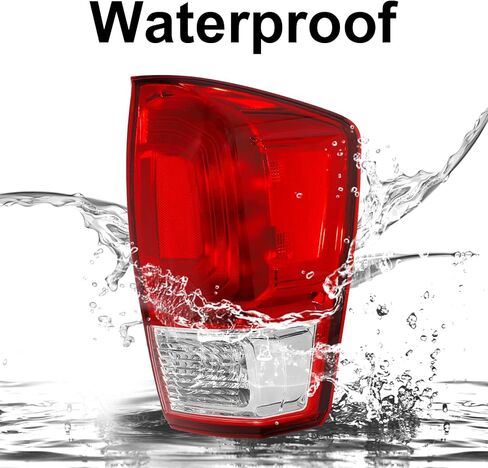 ضوء الذيل الخلفي يصلح ل 16 17 18 19 20 21 22 تاكوما 2016 2017 2018 2019 2020 2021 2022 تويوتا تاكوما بيك اب مصباح مكبح الجانب الأيسر والجانب الأيمن in Kuwait