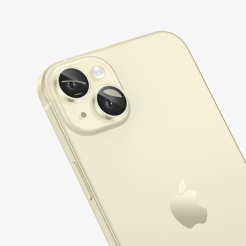 واقي عدسة الكاميرا FLOLAB NanoArmour لهاتف iPhone 15/15 Plus متين، غطاء كاميرا من الزجاج المقوى، حلقة كاميرا من الألومنيوم، ألوان ترو كولورز مضادة للانعكاس واضحة للغاية، وسهلة التركيب - أزرق in Saudi Arabia