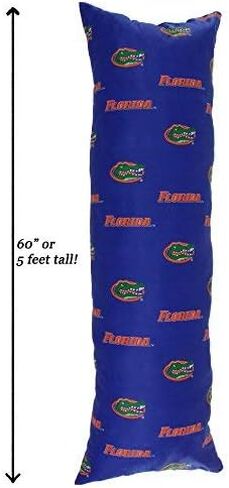 College Covers Everything Comfy Florida Gators Printed Body Pillow, 20" x 60" in Saudi Arabia