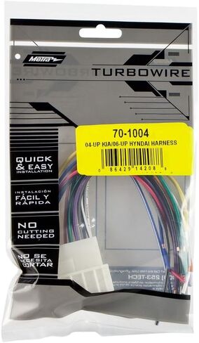 Metra Electronics Car Radio Wiring Harness Bundle for 04-Up Kia/06-Up Hyundai | Metra Double DIN Installation Kit for 2007-Up Kia Spectra/Spectra 5 Vehicles in Kuwait