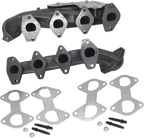 Pairs of Exhaust Manifold & Gasket Kit Left Right LH RH For 2004-10 Ford F150 2005-10 Ford F250 F350 Super Duty 2005-14 Ford Expedition Lincoln Navigator For 2006-08 Lincoln Mark LT 5.4L V8 674-694 in Kuwait