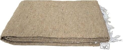 Handmade Solid Color Yoga Blanket - Thick Mexican Blanket or Throw - Made for Yoga! in Saudi Arabia