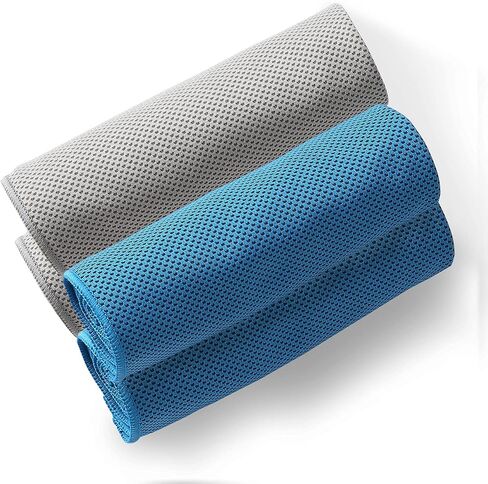 8Packs Cooling Towel (40"x 12"), Ice Towel, Microfiber Towel, Soft Breathable Chilly Towel Stay Cool for Yoga, Sport, Gym, Workout, Camping, Fitness, Running, Workout & More Activities in Saudi Arabia