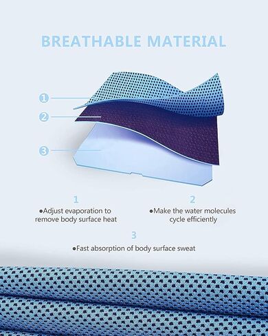 8Packs Cooling Towel (40"x 12"), Ice Towel, Microfiber Towel, Soft Breathable Chilly Towel Stay Cool for Yoga, Sport, Gym, Workout, Camping, Fitness, Running, Workout & More Activities in Saudi Arabia