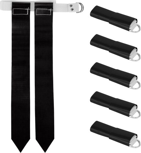Crown Sporting Goods 6-Pack Flag Football Team Set - 6 Belts with 12 Flags Plus Accessories in Saudi Arabia