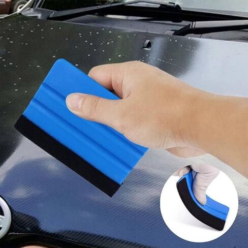 ممسحة للفينيل، ممسحة من الفينيل اللباد 3 قطع (مع حافة لباد سوداء) ممسحة لملصقات السيارة لتغليف السيارة، مجموعة أدوات مكشطة للحرف اليدوية لتغليف نافذة السيارة وورق الحائط الزجاجي in Kuwait