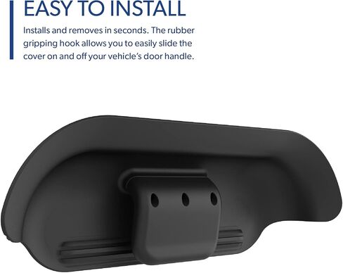 FrostGuard Car Door Handle Protector for Snow, Frost and Ice, 2 Pack - Prevents Car Door Handles from Freezing Shut, Perfect Winter Car Accessories - Universal Fit, Black in Kuwait