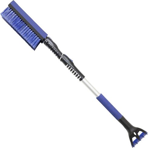 فرشاة ثلج T-Plough مقاس 46 بوصة، محرك ثلج قابل للتمديد مع ممسحة مطاطية ومكشطة ثلج، مقبض إسفنجي لنوافذ الزجاج الأمامي للسيارة والسيارات الدفع الرباعي والشاحنات in Saudi Arabia