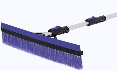 فرشاة ثلج T-Plough مقاس 46 بوصة، محرك ثلج قابل للتمديد مع ممسحة مطاطية ومكشطة ثلج، مقبض إسفنجي لنوافذ الزجاج الأمامي للسيارة والسيارات الدفع الرباعي والشاحنات in Saudi Arabia