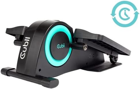 Cubii JR1، مجدد، جهاز بيضاوي الشكل تحت المكتب، جهاز تمرين دواسة الدراجة، جهاز تمرين بيضاوي الشكل، يعمل من اللياقة المنزلية، آلات بيضاوية صغيرة للاستخدام المنزلي، تمرين لكبار السن، تمرين مكتبي، (متجدد) in Saudi Arabia