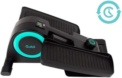 Cubii JR1، مجدد، جهاز بيضاوي الشكل تحت المكتب، جهاز تمرين دواسة الدراجة، جهاز تمرين بيضاوي الشكل، يعمل من اللياقة المنزلية، آلات بيضاوية صغيرة للاستخدام المنزلي، تمرين لكبار السن، تمرين مكتبي، (متجدد) in Saudi Arabia