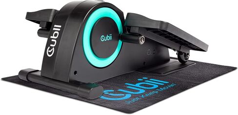Cubii JR1، مجدد، جهاز بيضاوي الشكل تحت المكتب، جهاز تمرين دواسة الدراجة، جهاز تمرين بيضاوي الشكل، يعمل من اللياقة المنزلية، آلات بيضاوية صغيرة للاستخدام المنزلي، تمرين لكبار السن، تمرين مكتبي، (متجدد) in Saudi Arabia