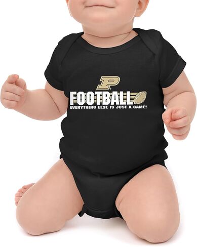 NCAA Short Sleeve College Football Onesie Bodysuit-100% Cotton-Size 0-3M 6M 12M 18M in Kuwait