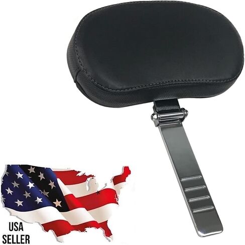 Black Smooth Dark Stitch Driver Rider Backrest 2014-2023 Indian Motorcycles Challenger Chieftain Elite Chief Classic Vintage Springfield Roadmaster Horse # 2879542-VBA Limited Motorcycle Riders Bobber in Saudi Arabia