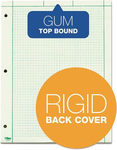 TOPS 35500 Engineering Comp Pads, 3HP,Rld,100 Sh,8-1/2-Inch x11-Inch ,GN in Saudi Arabia
