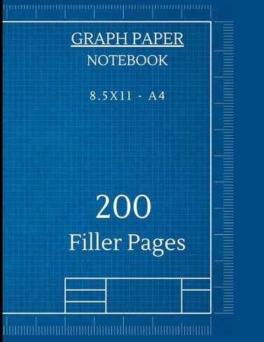 Notebook Paper, Graph Paper, Reinforced Filler Paper, Fights Ink Bleed, 8.5 x 11, 200 Sheets: Engineering Pad, Grid Paper, Graphing Paper, Computation Pads, in Saudi Arabia