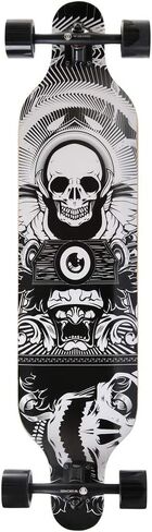 Longboard - 41 Inch Long Boards for Adults/Teenagers Girls/Kids Beginner/Pro Hybrid Freestyle Carving Cruising Longboards Skateboard with T-Tool in Saudi Arabia
