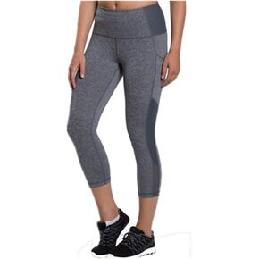 Kirkland Signature Ladies' Active Crop Tight, Variety (XS, Grey)