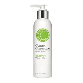 CONTROL CORRECTIVE Salicylic Wash 2%, 6.7 Fl Oz - Supports Clear Skin, Excellent For Oily Or Acne-Prone Skin, Creamy/Gel Cleanser Helps Reduce And Control Breakouts Without Overstripping The Skin