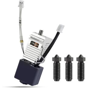 HotEnd لـ Kobra 3 Combo Hot End Kit Print Head Heaf Call Block Therming Cartridge Thergistor مع فوهات فولاذية صلبة إضافية 0.4 مم لـ anycubic Kobra 3/Ace Pro in Kuwait