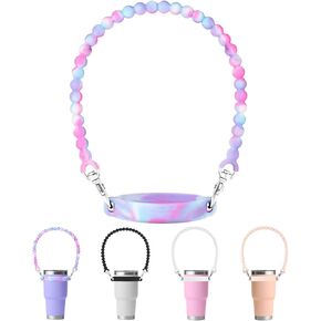Water Bottle Handle, Silicone Water Bottle Handle Strap, 8‑40oz Bottles Water Bottle for Easy Carrying Outdoors
