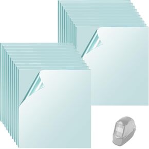 3350 Welding Helmet Lens for Lincoln Electric Viking 4.5" X 5.25" Welding Hood Cover Clear Lenses - for 2450 750S 850S KP2898-1 Outside (20 PCS)