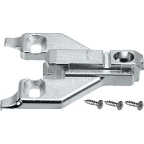 Blum 175L6630.22 3mm Face Frame Adapter Plate, Adj Height, Off Center Mount, Screw-on (4)