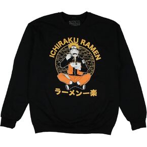 Naruto Shippuden Men's Ichiraku Ramen Anime Crewneck Pullover Adult Sweatshirt