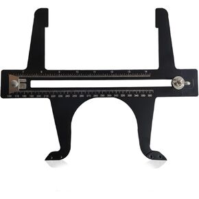 Brake Measuring Tool Dual Scale Combination 6.5-14.25 Inch (160-360mm)，Adjusting Brake Resetting Gauge Tool for Rear Drum Brake Lining Shoe and Installing Drum