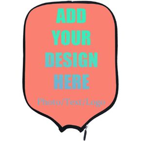 Custom Pickleballs Paddles Protection Personalized Pickleballs Paddle Cover With Design You Photo Text, Fits Most Rackets, 8.5x11.5 Inches in Saudi Arabia