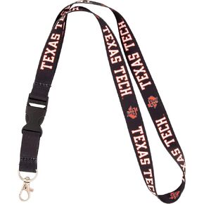 Desert Cactus Texas Tech University Lanyard TTU Red Raiders Car Keys ID Badge Holder Keychain Detachable Breakaway Snap Buckle (Lanyard C)