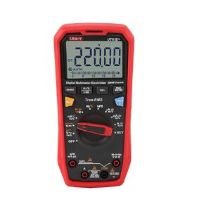 Digital Multimeter RockyMars UT61E+ True RMS 1000V 20A Auto Ranging Multimeter for AC/DC Voltage/Current, Continuity, Capacitance, Frequency, LCD Display USB Transmission 22000 Counts