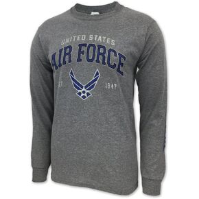 Armed Forces Gear Air Force Wings Est 1947 Long Sleeve T-Shirt