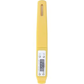 Akozon Digital Food Thermometer Automatic Calibration Pen High Accuracy Electronic Pocket Thermometer Yellow Home and Family Appliance and Decor