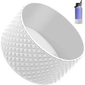 KJJSW Water Bottle Boot,Diamond Silicone for Water Bottle,Anti-Slip Bottom Silicone Sleeve Cover with Checkered Texture,Bottom Sleeve Cover 32-40 Oz