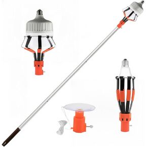 Light Bulb Changer for High Ceilings，high Ceiling Light Bulb Changer with Pole，High Reach Light Bulb Changer,Light Bulb Remover Tool High Ceiling, Light Bulb Removal Tool for Household