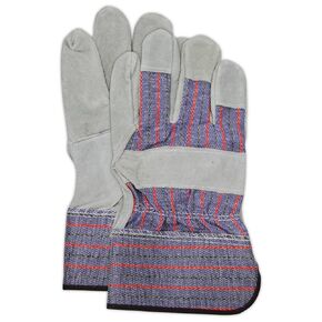 MAGID TB325IEST-XL Cow Split Leather Palm Glove, XL, Gray (Pack of 12)