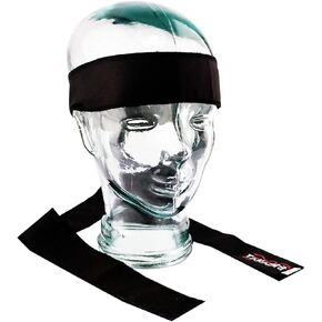 Kendo Tenugui Samurai Warrior Kendo Headband (Black) 200cm 100% Cotton Ninja