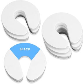 6pcs Door Pinch Guard,Foam Door Stopper,Baby Proof Door Slam Stopper,Door Slam Stopper with Soft Foam,Prevents Finger Pinch Injuries,Slamming Doors,and Child or Pet from Getting Locked in Room