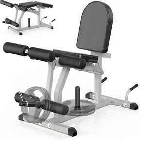 2-IN-1 Adjustable Leg Extension And Curl Machine, Easy Transition, Home gym leg machine, Weight Capacity 660LBS