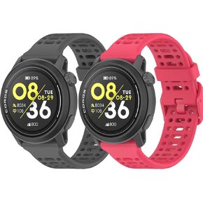20mm 22mm Sport Silicone Bands for COROS PACE 4/3/APEX 2 Pro/PACE 2 in Kuwait