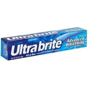 10 Ultra Brite Clean Mint Advanced Whitening Toothpaste, 6-oz. Tubes by Ultra Brite