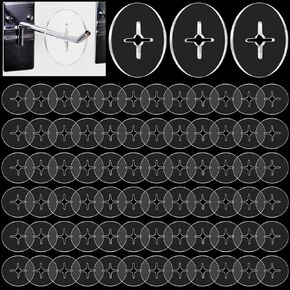 100 Pack Inventory Control Clips Peg Hook Product Stoppers Fits Plastic or Metal Hooks Product Display Control Pegboard Accessories Keep Merchandise on Hooks