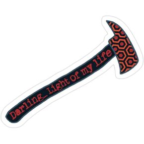 RAINBOWTINI (3 PCs/Pack) The Shining Axe 3x4 Inch Die-Cut Stickers Decals for Laptop Window Car Bumper Helmet Water Bottle