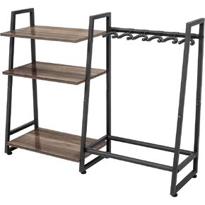 Multi-Guitar and Amp Stand, Guitar Rack for 4 to 6 Guitars