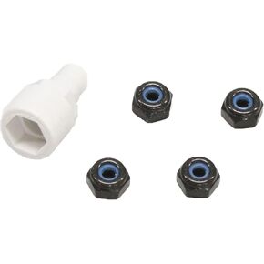 Kyosho America MZW13BK Color Nylon Nut Black