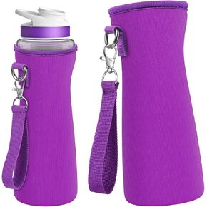 NBOOCUP Protective Sleeve with Detachable Handle for Cirkul 22 oz Water Bottle, Fit for 22 oz Plastic & Stainless Steel Bottles, Anti-Slip Cover Made for Cirkul Accessories, Sweat Absorbing Material