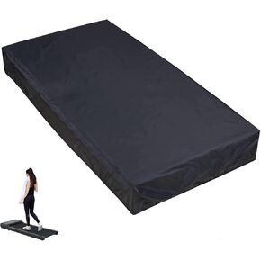 Onlyme Treadmill Cover, Treadmill Cover Waterproof Outdoor for Under Desk Electric Treadmill, Folding Treadmill Covers from Dust Black