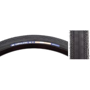 Panaracer GravelKing SS Plus Tire - 700 x 28, Clincher, Folding, Black